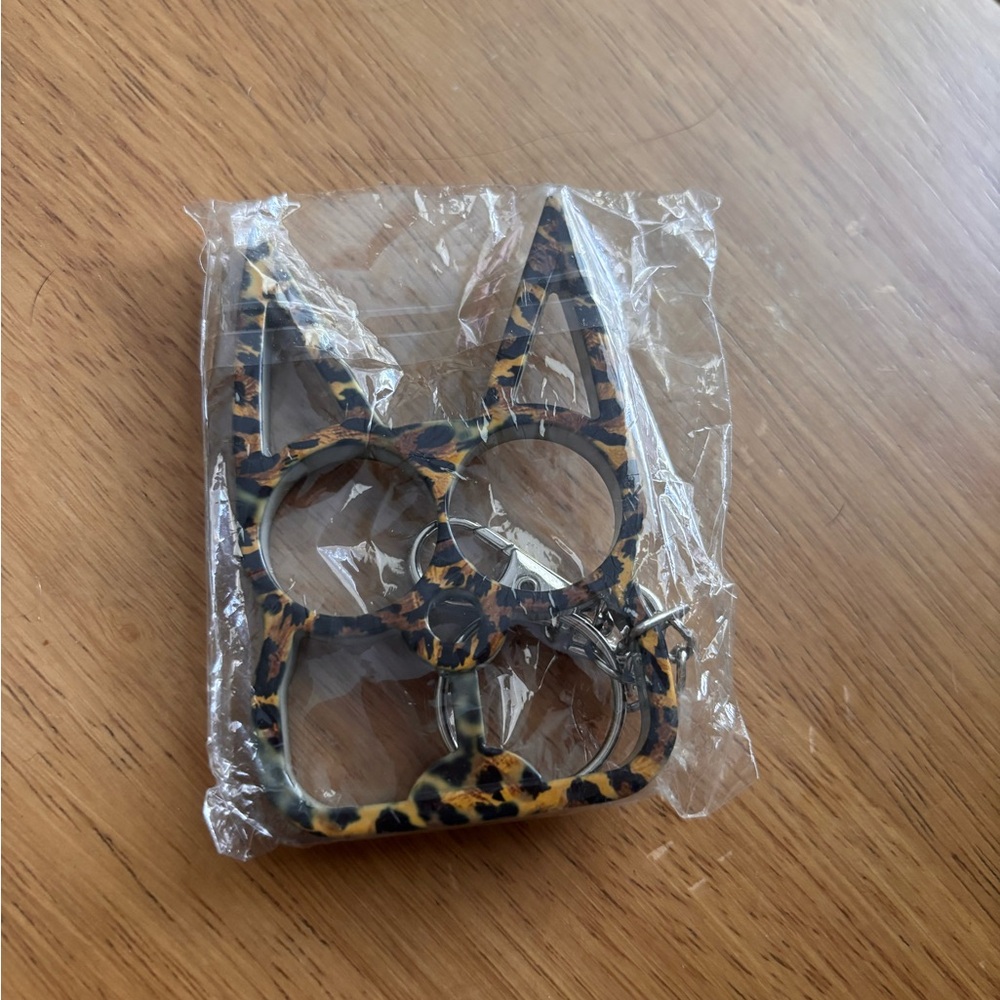 Self Defense Cat-Shaped Keychain